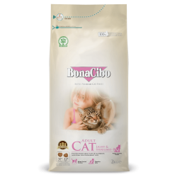 BonaCibo Υποαλλεργική Ξηρή Τροφή Γάτας Light & Sterilised