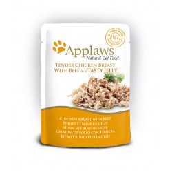 Applaws Γάτας Pouch Chicken with Beef in Jelly  70gr