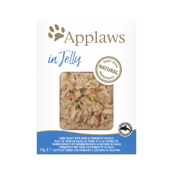 APPLAWS CAT POUCH TUNA / CRAB AND COURGETTE IN JELLY 70gr
