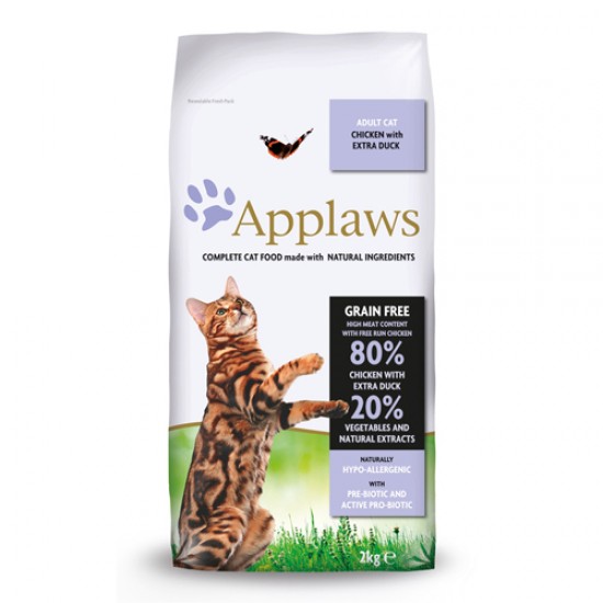 APPLAWS DRY CAT CHICKEN WITH DUCK 