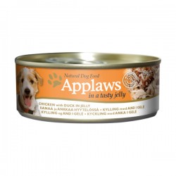 APPLAWS DOG CHICKEN WITH DUCK IN JELLY 156gr