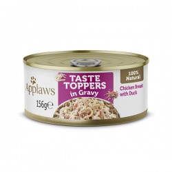 Applaws Taste Toppers Dog Tin Chicken Breast with Duck in Gravy Grain Free 156gr