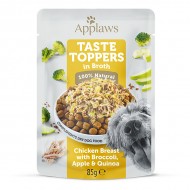 Φακελάκι Σκύλου Applaws  Taste Toppers Κοτόπουλο με Λαχανικά σε Ζωμό Grain Free  85gr
