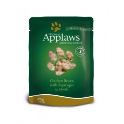 Applaws Cat Pouch Chicken Asparagus in Broth 70gr