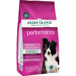 Υποαλλεργική Ξηρή Τροφή Σκύλου Arden Grange Performance με Κοτόπουλο & Ρύζι
