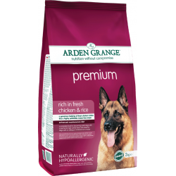 Υποαλλεργική Ξηρή Τροφή Σκύλου Arden Grange Premium με Κοτόπουλο & Ρύζι