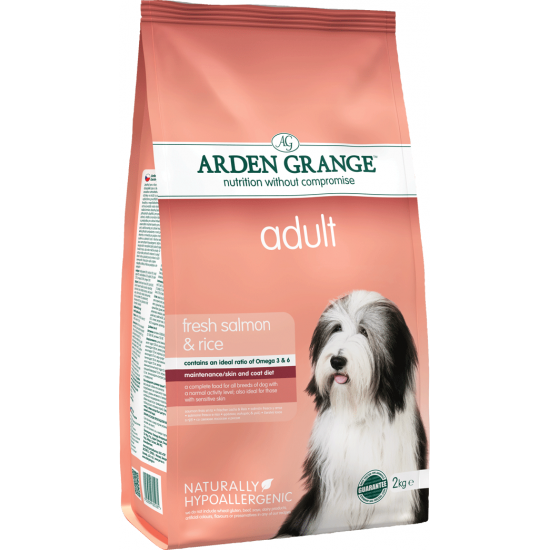 Arden Grange Υποαλλεργική Ξηρή Τροφή Σκύλου Σολομός