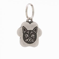 PetitAmis aged metal tags “Clouds” for cats AVAILABLE @ SHOP