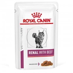 Royal Canin Cat Veterinary Renal Beef Pouch 
