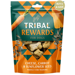 HEALTHY TRIBAL TREATS CHEESE, CARROT & SUNFLOWER SEED 125GR