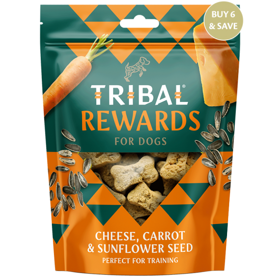HEALTHY TRIBAL TREATS CHEESE, CARROT & SUNFLOWER SEED 125GR