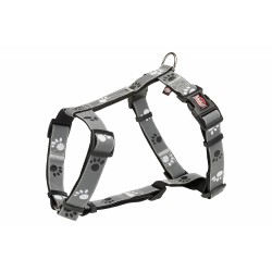 Silver Reflect H-harness, black/silver grey