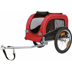 Bicycle trailer, black/red