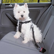 Σαμάρι & Οδηγός Σκύλου Trixie για Ζώνη Ασφάλειας Αυτοκινήτου, Μαύρη