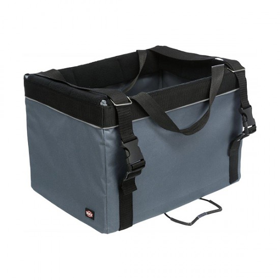 Front-box for bicycles, 38x25x25cm, grey
