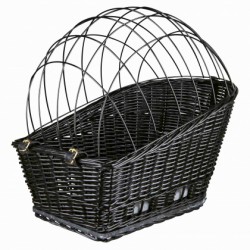 Bicycle basket with lattice,  35x49x55cm, grey