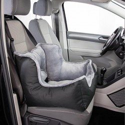 Car seat, 50 x 40 x 50 cm, black/grey
