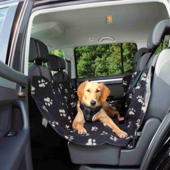 Κάλυμα Κάθισματος Αυτοκινήτου Μεταφοράς Σκυλου Trixie 1.40X1.45M Μαύρο Μπεζ
