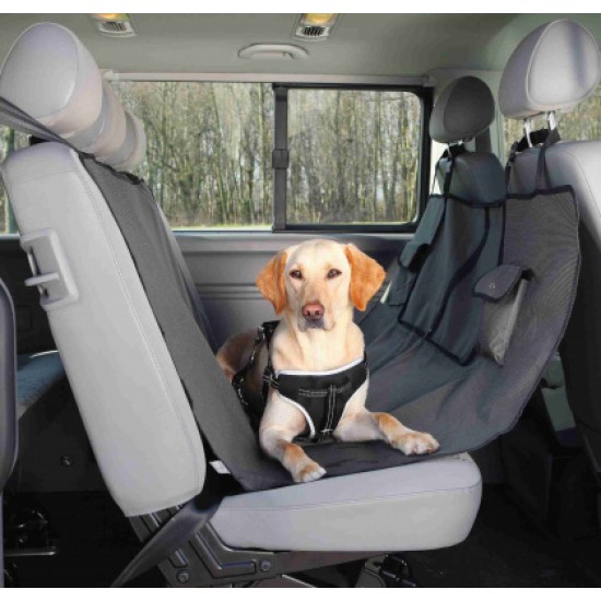 Κάλυμα Κάθισματος Αυτοκινήτου Μεταφοράς Σκυλου Trixie 0.65X1.45M Μαύρο Μπεζ