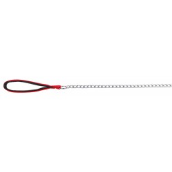 Dog Chain leash with nylon hand loop