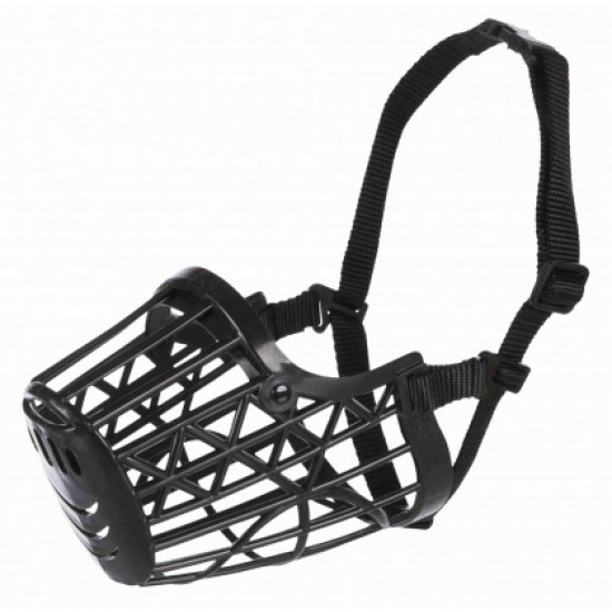 Muzzle, Plastic, Black For Dogs By Trixie