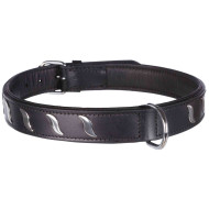 Active Collar With Stylish Designs, Black For Dogs By Trixie