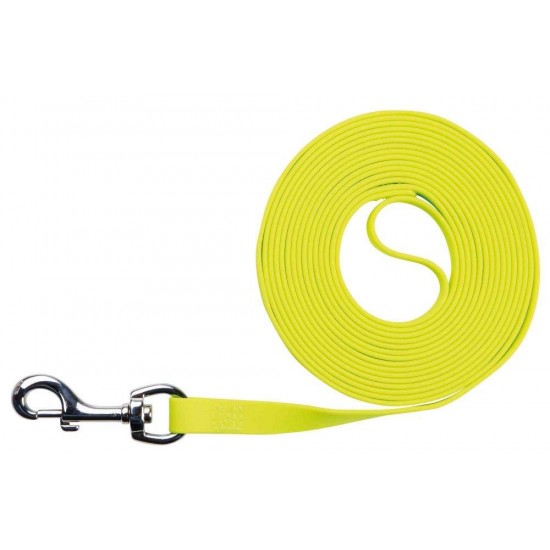 Easy Life Tracking Leash, 15 M/17 Mm, Neon Yellow for Dogs by Trixie