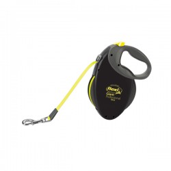 flexi GIANT PROFESSIONAL, tape leash, L: 10 m, black/neon yellow