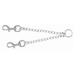 Twin Chain Coupler, Chrome for Dogs by Trixie