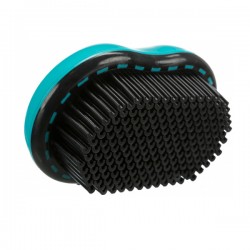 Upholstery and textile brush, TPR, 7 ? 10 cm, black/turquois
