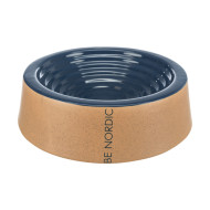 Be Nordic Bowl, Ceramic, Dark Blue/Beige for Dogs by Trixie