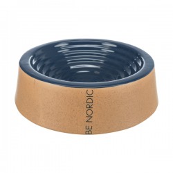 BE NORDIC bowl, ceramic, dark blue/beige