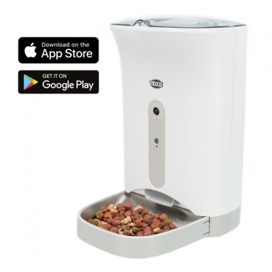 TX8 Smart automatic food dispenser, 4.3 l/24 x 38 x 19 cm, white