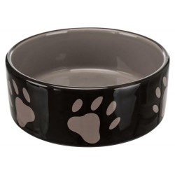 Πιάτο Σκύλου Γάτας Trixie Κεραμικό με Πατούσες  Καφέ / Κρεμ