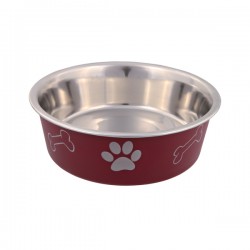 Stainless Steel Bowl With Plastic Coatin for Dogs by Trixie