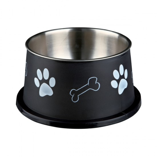 Πιάτο Σκύλου Trixie Μεταλλικό για  Σκυλιά με Μακρυά Αυτιά  με Πλαστική Επικάλυψη