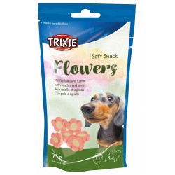 Soft Σνακ Λιχουδιά Σκύλου Trixie Flowers με Αρνί & Πουλερικά 75gr