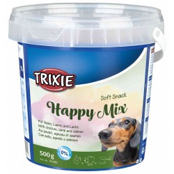 Soft Σνακ Λιχουδιά Σκύλου Trixie Happy Mix με Κοτόπουλο, Αρνί & Σολομό 500gr