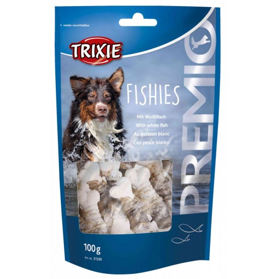 Σνακ Λιχουδιά Σκύλου Trixie Premio Fishies Κόκκαλα με Ψάρι  100gr