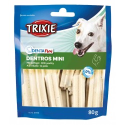 Λιχουδιές Σκύλου Trixie Denta Fun Dentros Mini Πουλερικών  80 gr