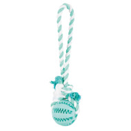 Denta Fun Natural Rubber Ball On A Rope, Natural Rubber 7Cm/24Cm by Trixie
