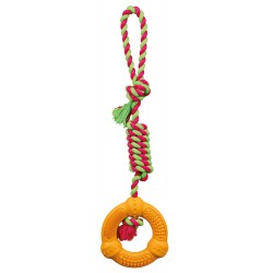 Ring on a rope, natural rubber,  12 x 41 cm