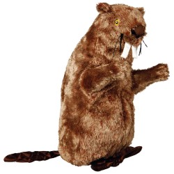 Beaver, original animal sound, plush, 27 cm