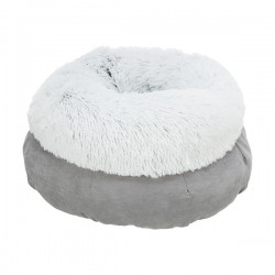 Harvey bed, round, 45 cm, grey/white-black