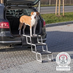 Σκαλάκια Αυτοκινήτου για Σκύλους, Trixie Petwalk Πτυσσόμενα Αλουμινίου  Π: 37cm  Y:57cm βάθους