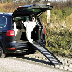 Ράμπα Αυτοκινήτου για Σκύλους, Trixie Πλαστική (2 Μέρη) 39x160cm Μαύρη
