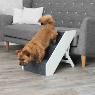 Σκαλάκια Σκύλου Γάτας, Trixie Ξύλινα Αυξομοιούμενα 40x67cm Άσπρα