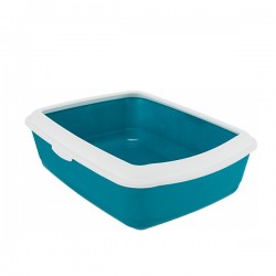 Classic cat litter tray, with rim