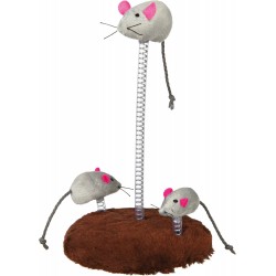 Παιχνίδι Γάτας, Trixie Βάση με Ποντίκια σε Ελατήριο 15X22cm