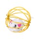 Plush mouse in a wire ball, plush,  6 cm